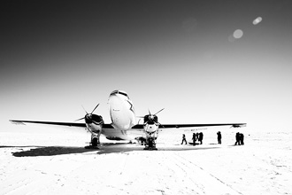 asler BT-67 в Антарктиде