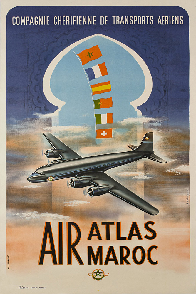 Постер авиакомпании Air Atlas